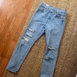 Levi 501S skinny jeans
